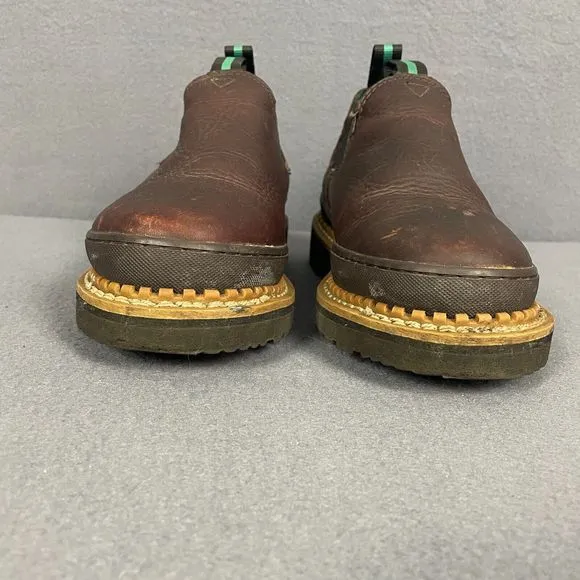 Georgia Boot Giant Romeo GR362 Women US 8 Brown Leather Oil-Resistant Work Boots