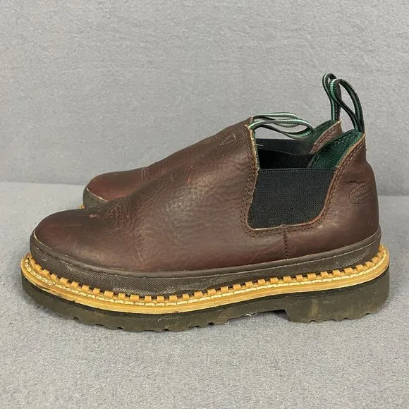 Georgia Boot Giant Romeo GR362 Women US 8 Brown Leather Oil-Resistant Work Boots