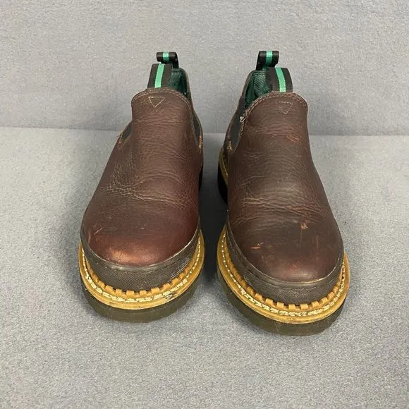 Georgia Boot Giant Romeo GR362 Women US 8 Brown Leather Oil-Resistant Work Boots