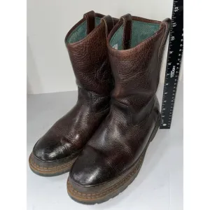 Georgia Giant Wellington Pull-On Work Boots G4274 Brown Men's Size 11.5 M