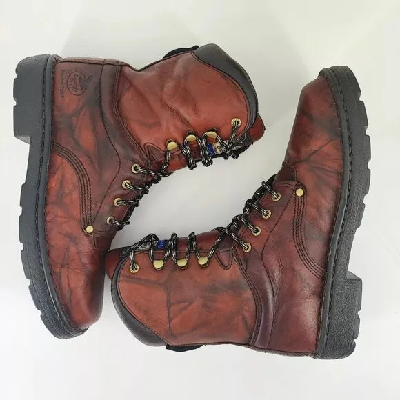 Georgia Men's Eagle Light Russet  Brown Leather Work Boots Size 12M US