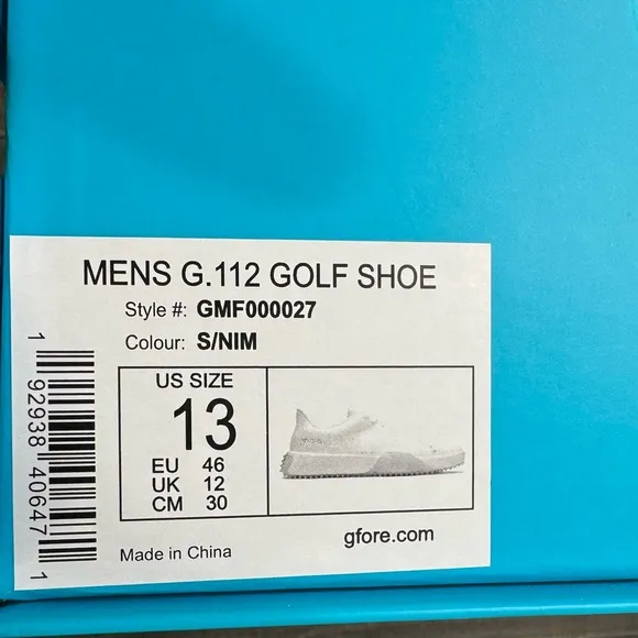 G/Fore G.112 Men’s White Golf Shoes
