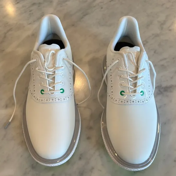 G/Fore Gallivan2r White and Green Golf Shoes