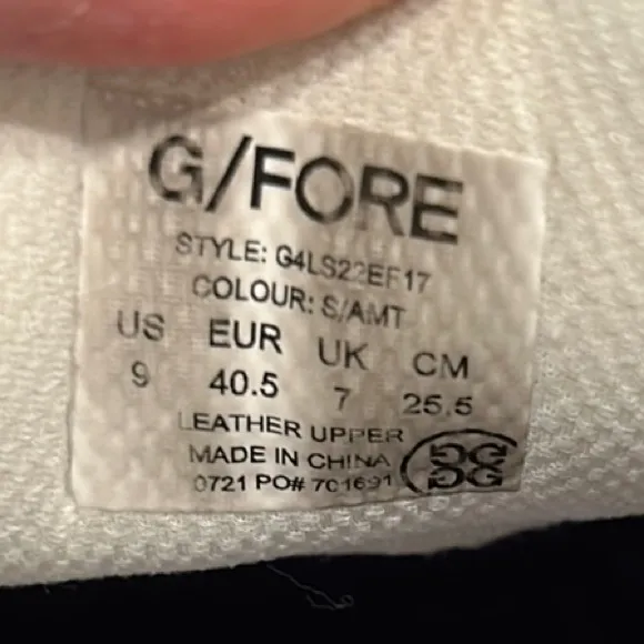 G/FORE Ladies Grosgrain Gallivanter Golf Shoes, size 9