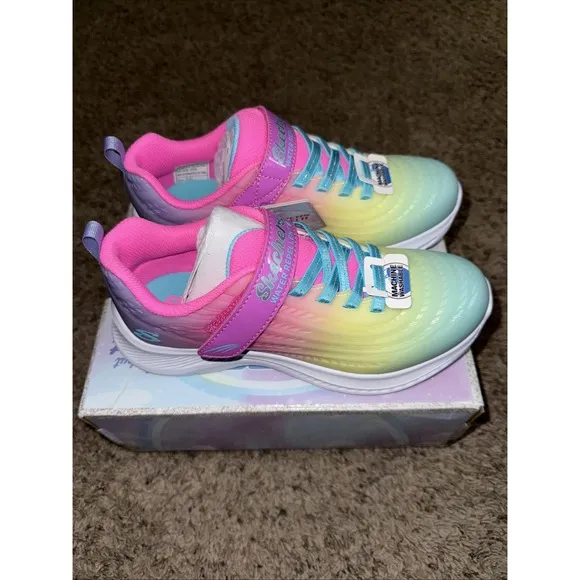 Girl's SKECHERS KIDS  Tuff Tech Jumpsters 2.0 - Blurred Dreams 303397L Size 4