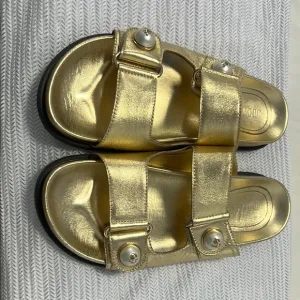 Gold Kids Sandals