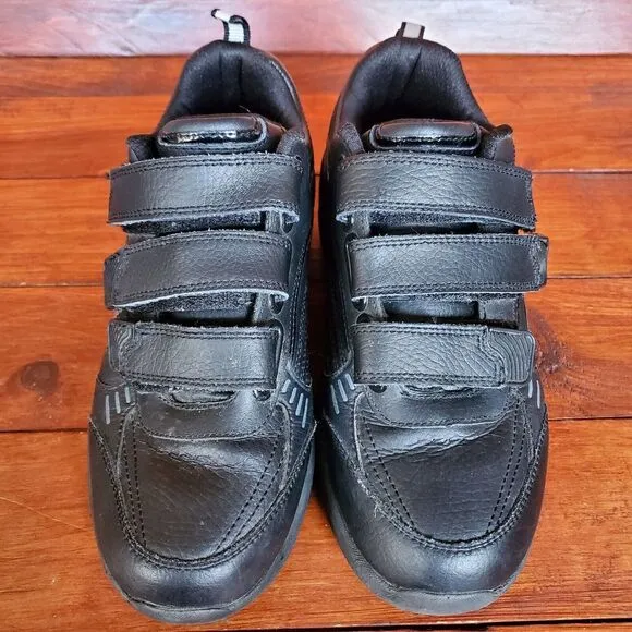 Gravity Defyer Gdefy Shoes Women 6.5 Black Hook Loop Straps TB9006FBL-XW‎