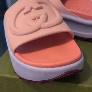 Gucci Pink and Peach Sandals