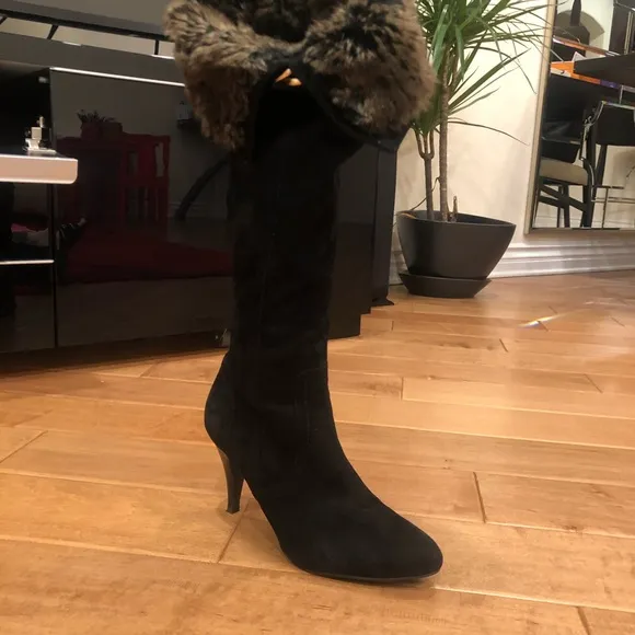 Guess Over-the-Knee Bolim Suede Boots Size 7.5