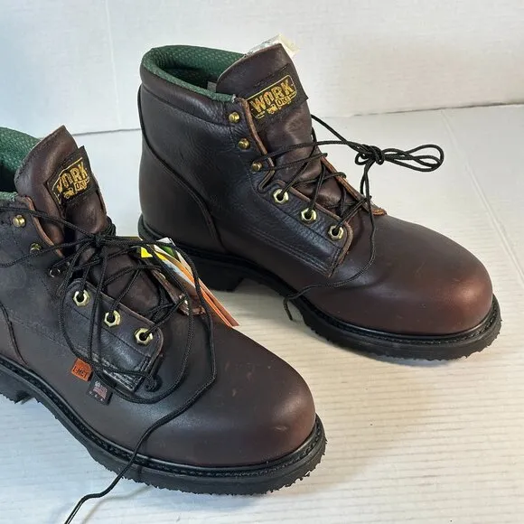 Hard toe Leather Mens 9.5