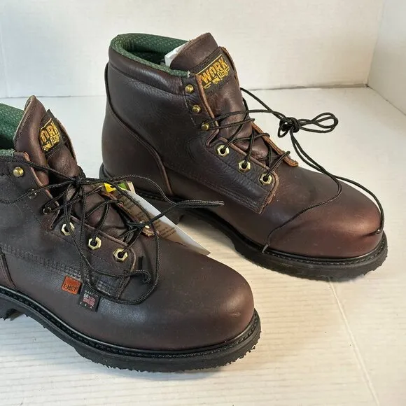 Hard toe Leather Mens 9.5