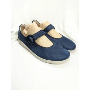 Hartjes XS Mary Jane Shoes Womens 9.5 Navy Blue Leather Comfort Career Work