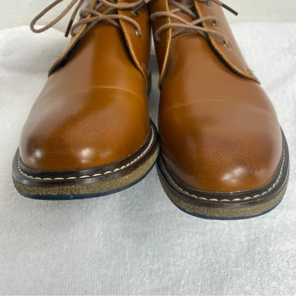 Hawke &amp; Co Men's Kalahari Cognac Brown Memory Foam Chukka Boots Size 9.5 Classic