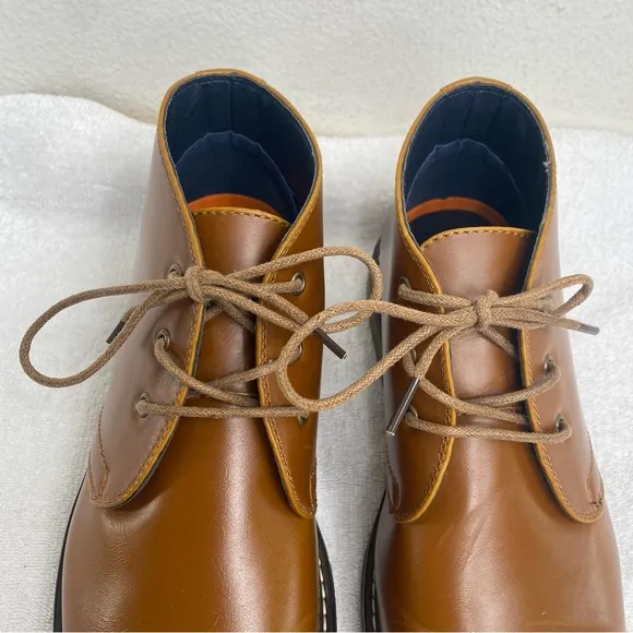 Hawke &amp; Co Men's Kalahari Cognac Brown Memory Foam Chukka Boots Size 9.5 Classic