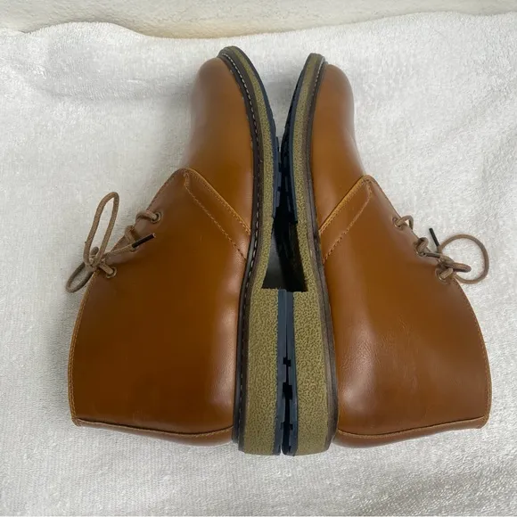 Hawke &amp; Co Men's Kalahari Cognac Brown Memory Foam Chukka Boots Size 9.5 Classic
