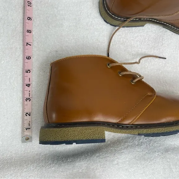 Hawke &amp; Co Men's Kalahari Cognac Brown Memory Foam Chukka Boots Size 9.5 Classic