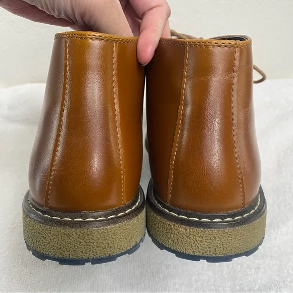 Hawke &amp; Co Men's Kalahari Cognac Brown Memory Foam Chukka Boots Size 9.5 Classic