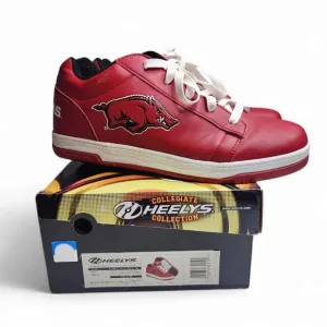 HEELYS Arkansas Razorbacks Rolling Skate Shoes Size 13 Men Wheels Collegiate