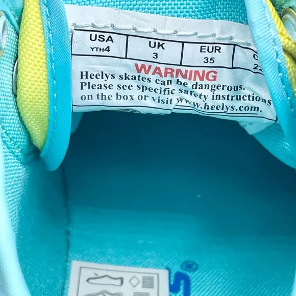 Heelys Hustle SpongeBob SquarePants Skate Shoes High Top Youth Size 4 HES 10330
