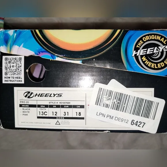 Heelys Rare Color!! Black and Purple
