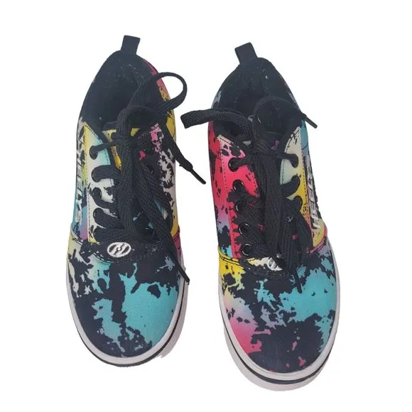 heelys tie dye skate shoes size youth 2