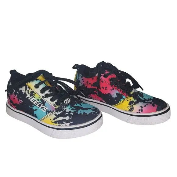 heelys tie dye skate shoes size youth 2