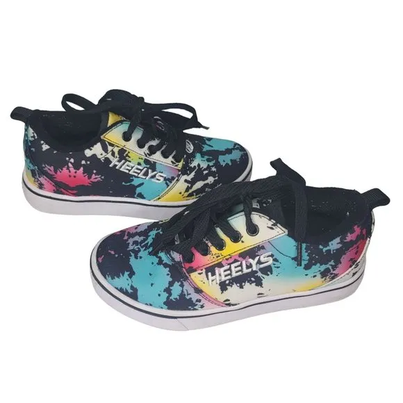 heelys tie dye skate shoes size youth 2