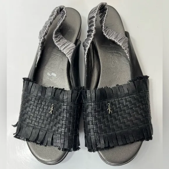 Henry Beguelin Stylish Black Women's Sandals, size 39.5