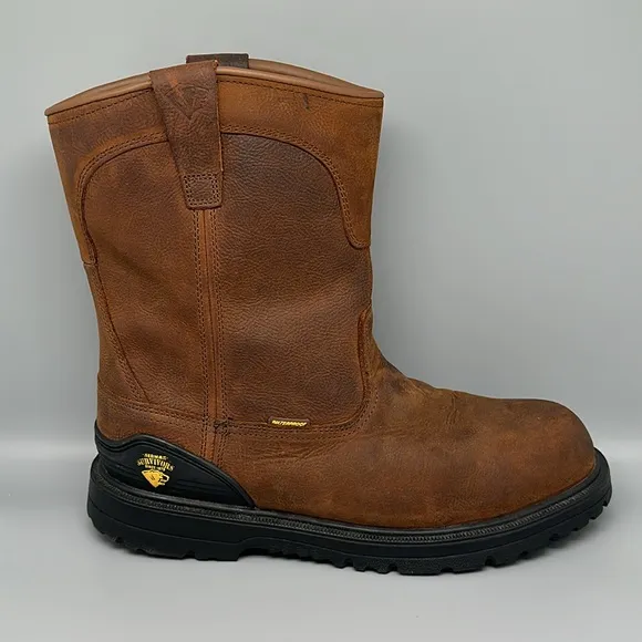 Herman Survivors Bison Steel Toe Leather Work Boots Men’s Sz 12