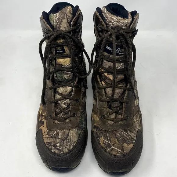 Herman Survivors Camo Hunting Work Boots, Mens Size 8