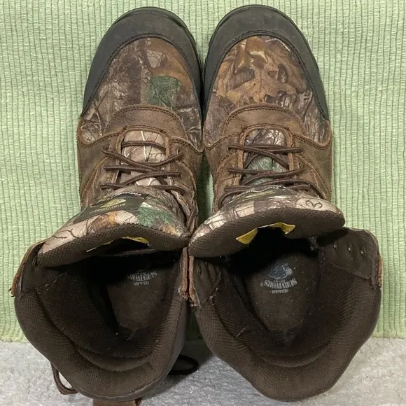 Herman Survivors Men's Camo 400g Thinsulate Ultra Leather Outdoor Boots Sz US12