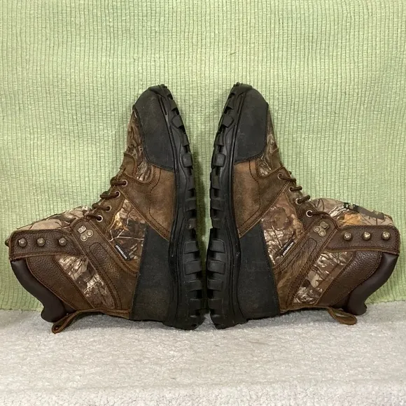 Herman Survivors Men's Camo 400g Thinsulate Ultra Leather Outdoor Boots Sz US12