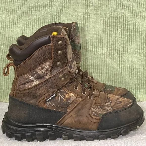 Herman Survivors Men's Camo 400g Thinsulate Ultra Leather Outdoor Boots Sz US12