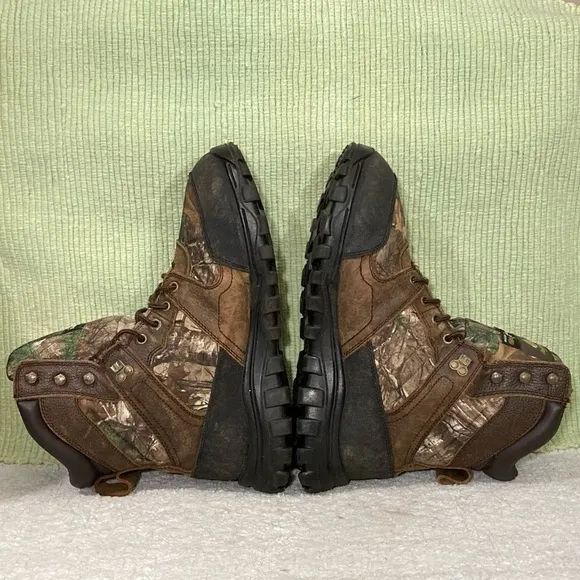 Herman Survivors Men's Camo 400g Thinsulate Ultra Leather Outdoor Boots Sz US12