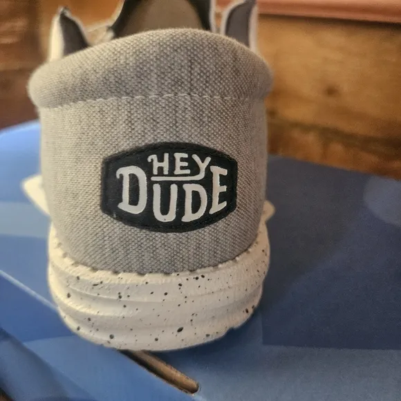 Hey Dude Men's Navy and Gray Shoes