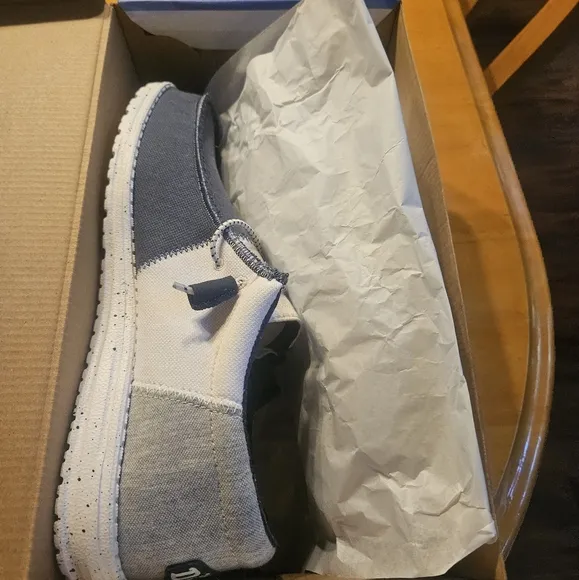 Hey Dude Men's Navy and Gray Shoes
