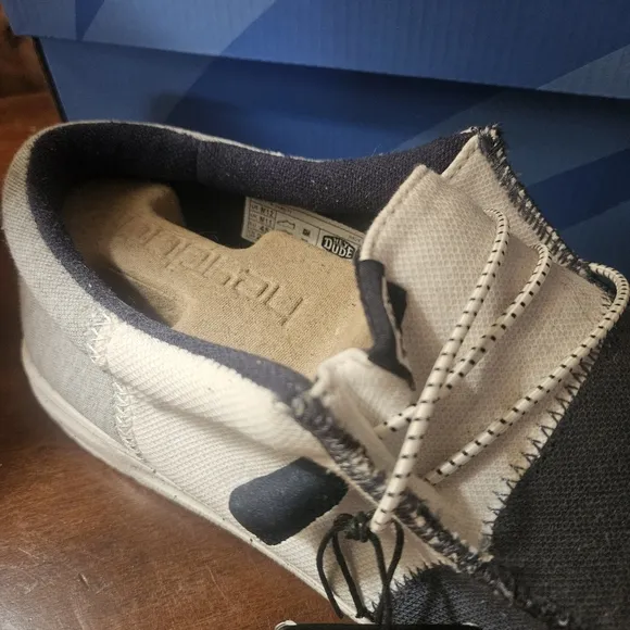 Hey Dude Men's Navy and Gray Shoes