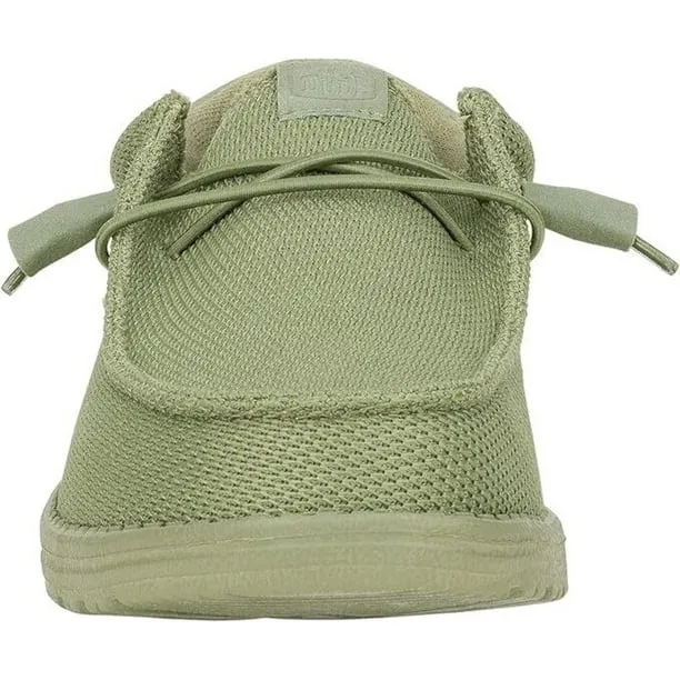 Hey Dude Wally Funk Mono Men's Olive Green Slip-On Casual Shoes