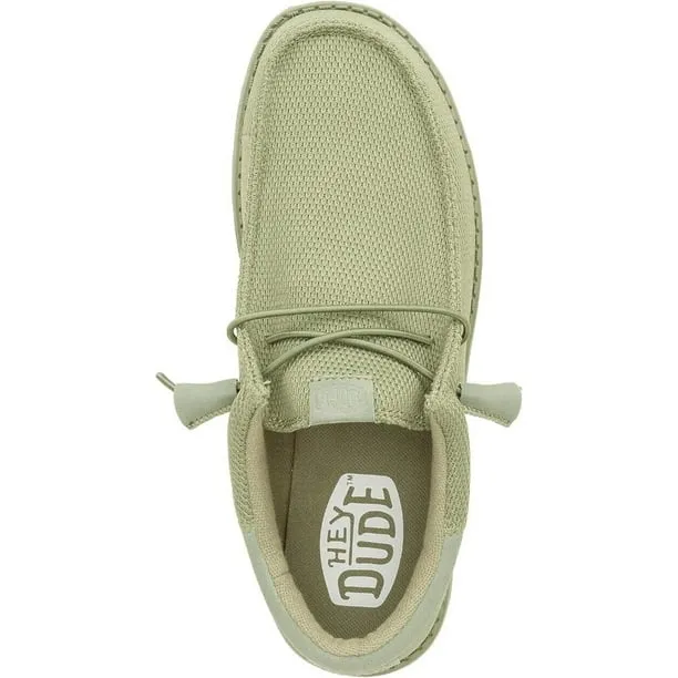 Hey Dude Wally Funk Mono Men's Olive Green Slip-On Casual Shoes