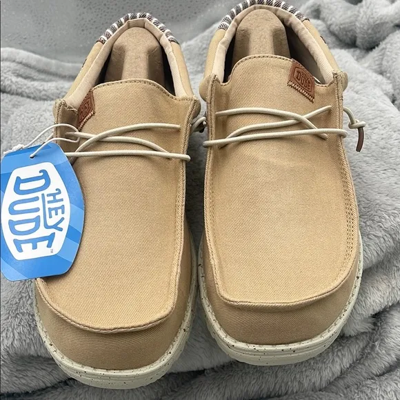 Hey Dude Wally Workwear Shoes - Tan and Multicolor