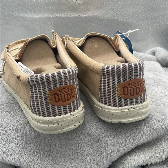 Hey Dude Wally Workwear Shoes - Tan and Multicolor