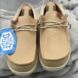 Hey Dude Wally Workwear Shoes - Tan and Multicolor