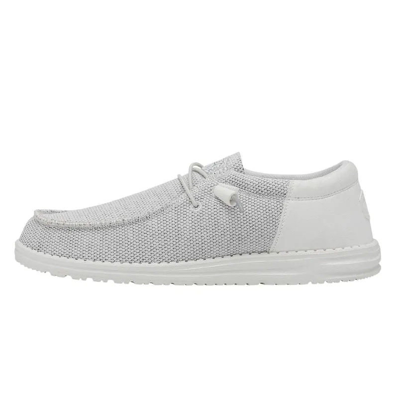 HEYDUDE Wally Funk Mono Casual Shoes Men's Ghosted Knit Slip-On