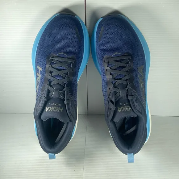 Hoka Bondi 8 Blue Running Shoes