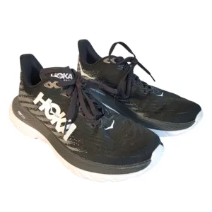 HOKA Mach 5 Pro Fly Black and White Running Shoes Women's Size 7