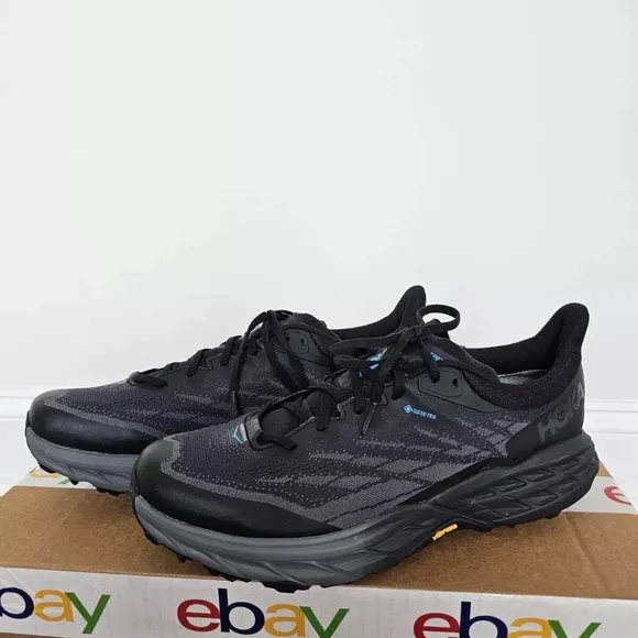 Hoka Men's Black Running Trail Shoes Spike