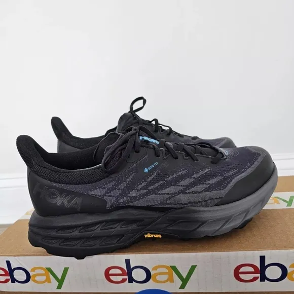 Hoka Men's Black Running Trail Shoes Spike