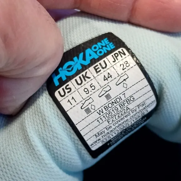 Hoka One Bondi 7 Comfort/Lifestyle/Medical Field Shoes Size 11 for Women…