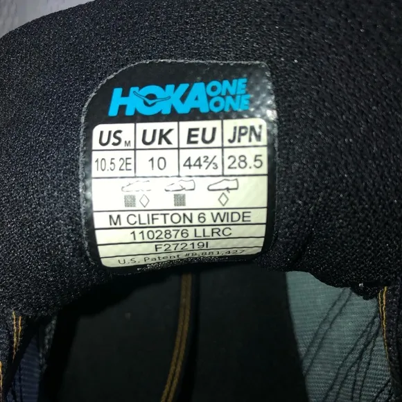 Hoka one one Clifton 6 Running Shoes - Gray and Yellow