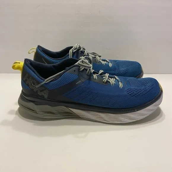 HOKA One One Mens Running Shoes Arahi 3 Blue Athletic Sneakers Size 10.5